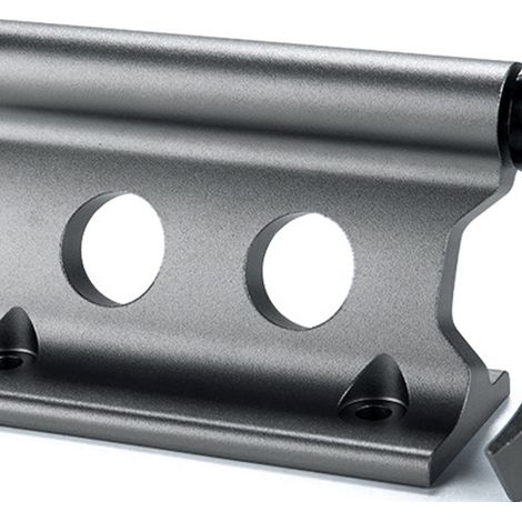 Support de fourche avant à dégagement rapide en alliage d'aluminium haute résistance, roulement à billes, support de fourche de toit de vélo, couleur titane foncé, taille unique. (1/5)