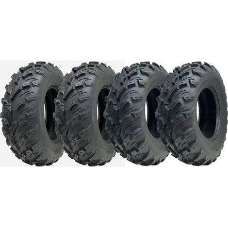 Pneus ATV - OBOR - P3080 - 25x10.00-12 & 25x8.00-12 - 4PLY - Route légale - Set de 4