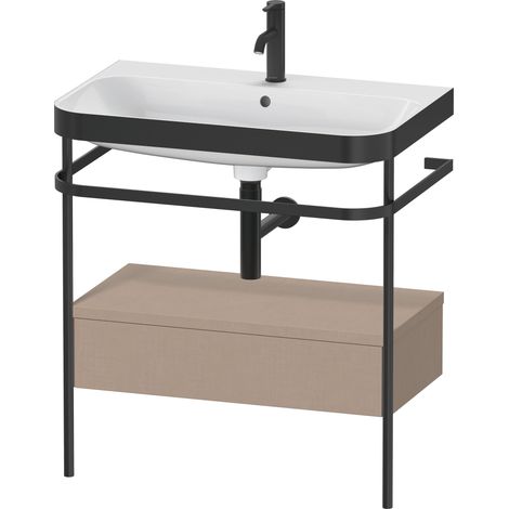 Set Duravit Happy D.2 Plus con consola metálica y cajón,