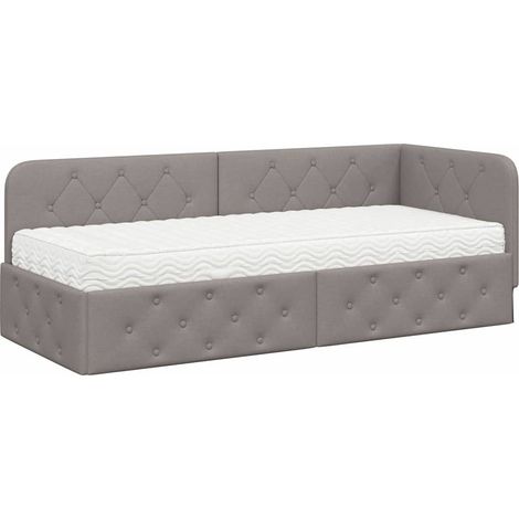 Maison Exclusive - Cornice del letto ad angolo Talpa 80 x 200 cm Tessuto