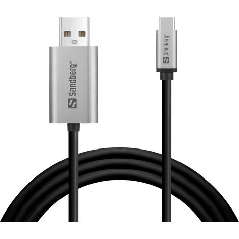 Sandberg USB-C auf DisplayPort 2M Kabel, 136-51