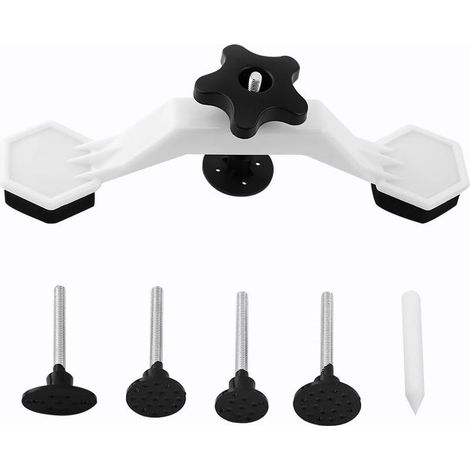 Outils debosselage carrosserie, Car Dent Puller, Kit de debosselage Voiture, Kits de Réparation de Dents, Ventouse Carrosserie, 1 extracteur de Pont + 1 Stylet + 5 languettes de Colle