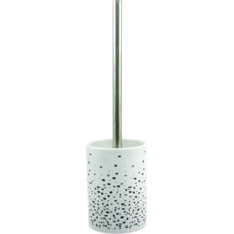 Escobillero con soporte cerámico BREST Topo MSV