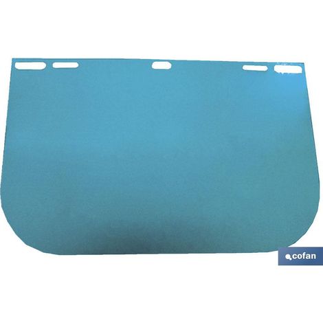 Recambio de pantalla de protección EN166 40x20cm 180º de protección ideal para COFAN 11000031
