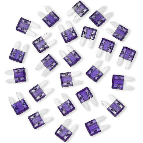 Lot de 25 fusibles de 3 ampères - Électronique automobile et domestique (1/5)