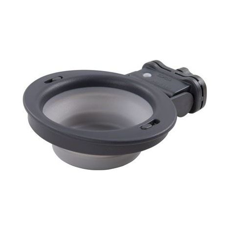 Dexas Collapsible Kennel Bowl Small Light Gray 265151