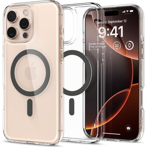 Spigen Ultra Hybrid MAG iPhone 16 Pro 6,3" MagSafe Graphit ACS08130