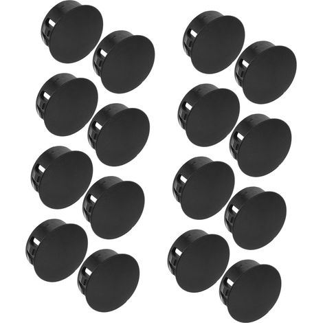 Alipis Lot de 20 bouchons ronds en nylon cache-vis à clipser armoires (1/5)
