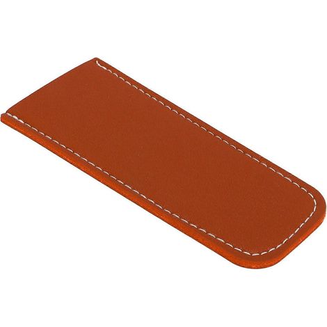 Manique en similicuir pour poêle, manique anti-brûlure, accessoire de cuisine, compatible avec les poêles en fonte, marron (1/4)