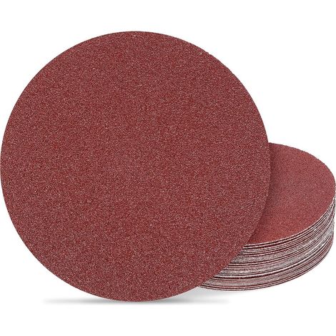 150mm Disques Abrasifs Grain 60, 25 Pièces Disque Poncage, 6 inch Papier Poncer pour Ponceuse Excentriqueder (1/5)