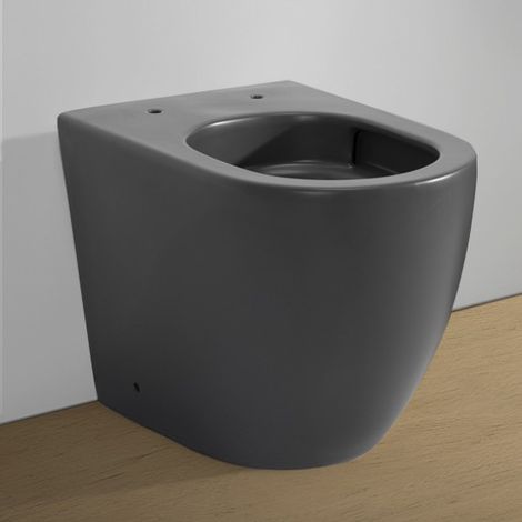 Wc filomuro tornado in ceramica grigio opaco Tokyo (1/5)