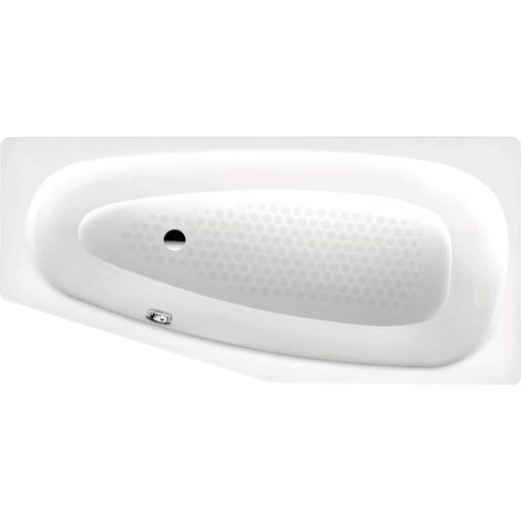 Kaldewei Badewanne Mini Kombi.-Form 430x750x1570mm Links 110l Alpinweiß m. Vollantislip, ÜL, o. GL, PEFF (1/3)