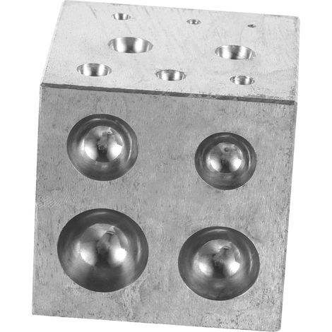 Bloc De Sertissage pour Bijoux Outil De Frappe Métal Fourniture pour Fabrication De Cloches (1/5)
