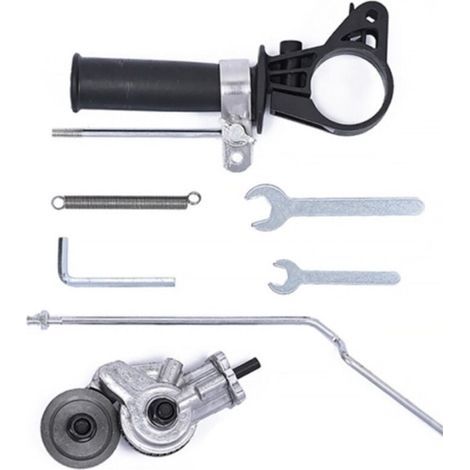 Cizalla eléctrica para chapa metálica para destornillador inalámbrico, punzonadora de chapa para taladro manual, accesorio para cortar hierro, chapa blanca, acero, cobre, aluminio. (1/4)