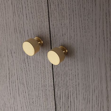 Tiradores de oro cepillado para armarios de cocina, herrajes para cajones, tiradores de zinc para cajones de cómoda -Crezuo