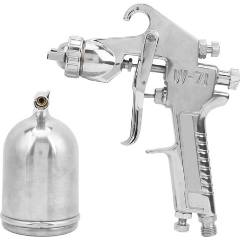 Pistolet à peinture à gravité de style japonais W-71 avec buse de 1,8 mm et accessoires pour outils pneumatiques