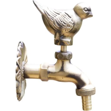 Robinet dcoratif pour jardin extrieur motif colombe XXX (1/5)
