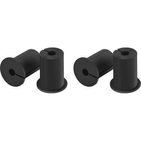 Kit de 4 passe-câbles noirs pour Starlink, traversée de mur avec trou de 1 pouce (1/5)
