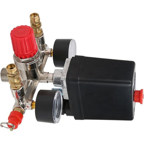 Interrupteur Manostat Compresseur d'Air Accessoires Régulateur Pression Assemblage Support Bama (1/5)