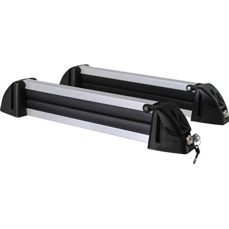 Porte-skis coulissant pour barres de toit – Charge max 6 paires de skis – Largeur utile 64 cm – Fixation jusqu'à 60 mm – 931677 – Synchro