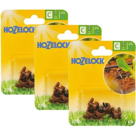 15 x Hozelock 2784 4 LPH Micro Irrigation Automatic Water In Line Water Dripper