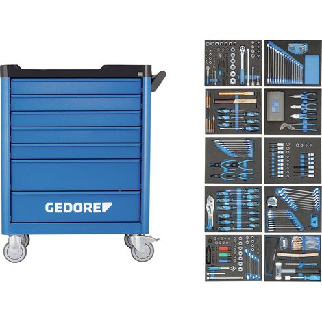 Gedore Werkzeugwagen workster smartline mit 308-tlg.en Werkzeugsortiment (1/5)