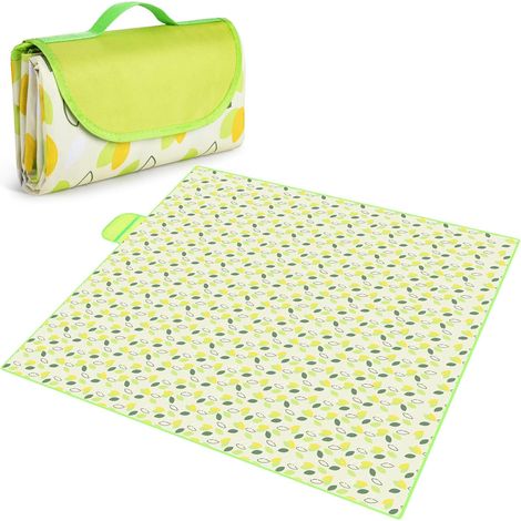 Couverture Pique Nique 200x200 CM, Nappe Pique Nique Impermeable Lavable Tapis Picnic, Picnic Blanket Tapis de Plage Polyvalent (1/5)