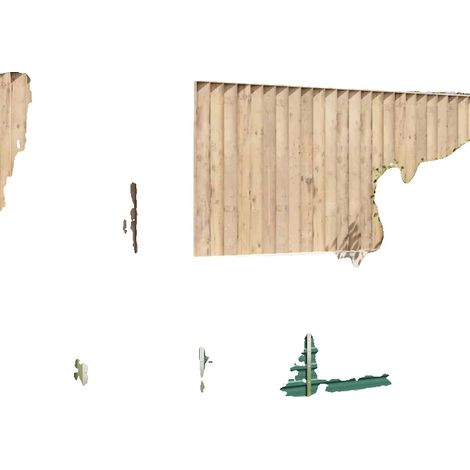 Hochbeet, verzinkter Stahl, 240x40x45 cm, wetterfest, langlebig, einfache Montage (1/5)