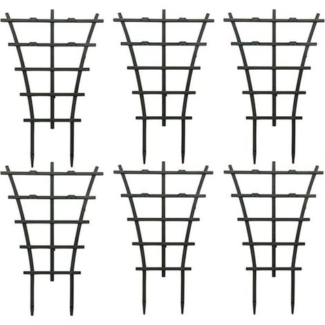 Treillis Pour Plantes - Grille D'escalade Flexible En Polypropylène - Pour Tomates Concombres Et Plantes Grimpantes - 6 Pièces (1/5)