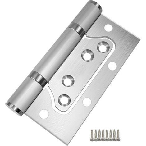 Stück Türbänder aus Edelstahl, Kugellagerbänder für Haustüren, Schlafzimmertüren, 100 mm x 35 mm, geräuschlos (1/4)