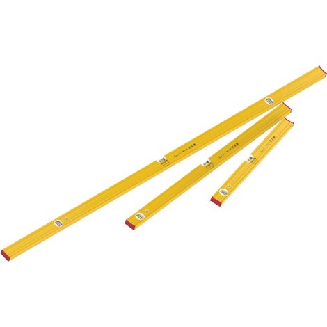 Set 3 livelle a bolla PRO SET 80 AS (60 cm / 100 cm / 180 cm) — STABILA 19913