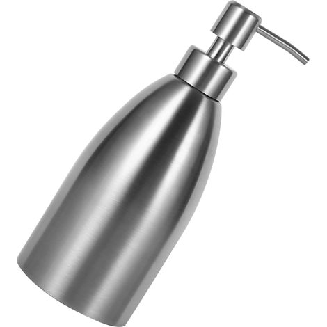 500-ml-Seifenspender aus Edelstahl für Küchenarmaturen, Badezimmer, Shampoo-Box, Seifenbehälter (1/5)