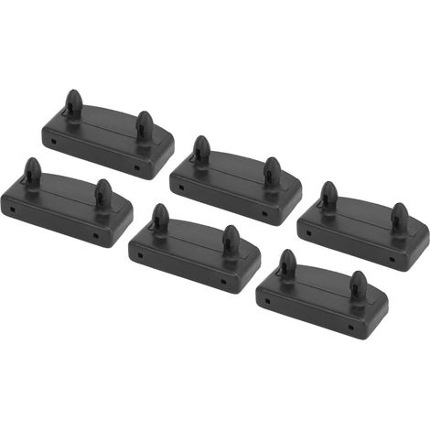 20pcs butées couvre-lattes support lit plateau en plastique fixation facile accessoire meuble stable pour maintien sommier (1/5)