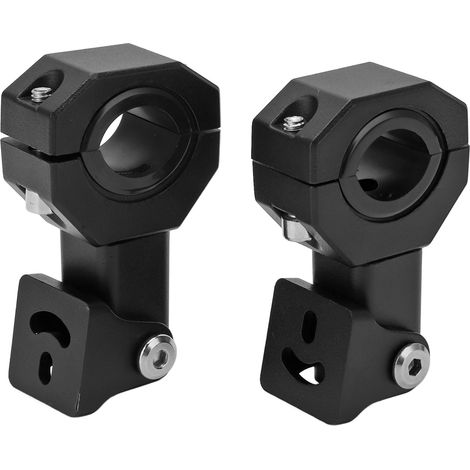 Support de Montage pour Projecteur 2 Pièces, Étrier M5 Ouverture 18-30mm, Fixation Réglable pour Phare Moto Cross, Quad UTV, Tout-Terrain (1/5)