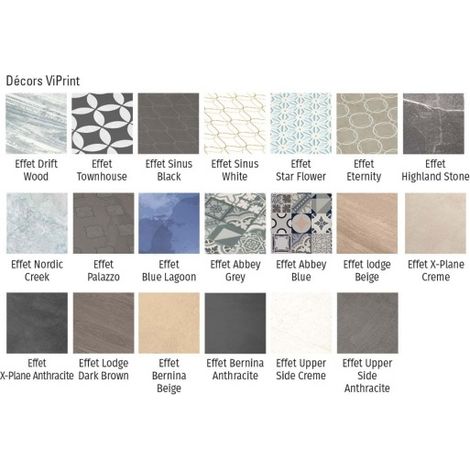 Receveur douche 160 x 100 cm Villeroy et Boch Subway Infinity ViPrint Design - upper side greige-effect (1/5)