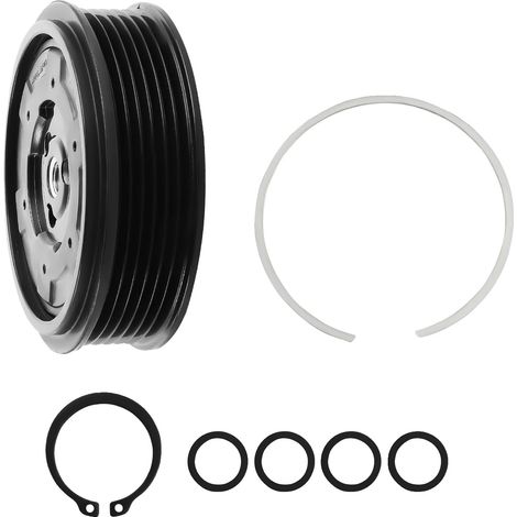 Poulie de compresseur, diamètre de 105 mm, compatibilité avec 3 cylindres, montage Audi A4 A6 A8, certifié ISO9000, poids de 1 kg (1/5)