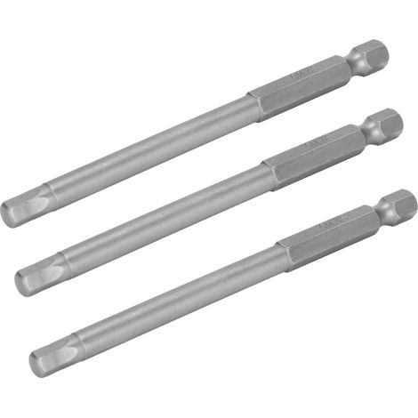 5mm Allen wrench head, hardened screwdriver bit with magnetic tip, S1/4 100mm (sold in packs of 10, shipped in plastic box) (1/5)