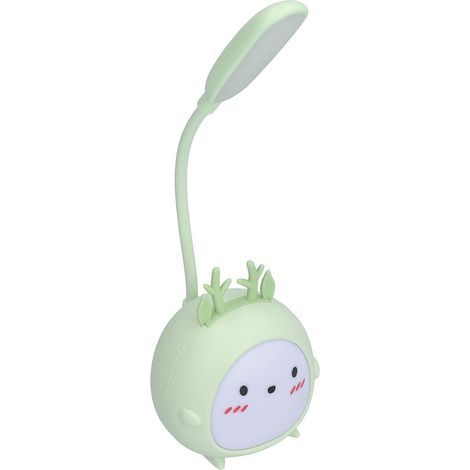 Lampe de table, lampe de bureau pliable à col de cygne LED 360° avec motif dessin animé mignon (1/5)