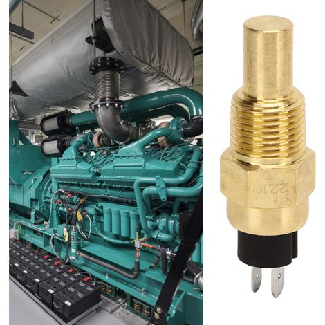Capteur de température d'eau pour générateur diesel VDO 6-24 V, capteur de température huile-eau 3/8 NPT, alarme de température MAX125 °C, pièces de générateur