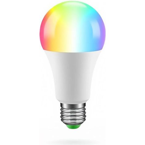 Ampoule Bluetooth - E27 - 15 W - RGB + Blanc Réglable 2700K-6500K - Dimmable - Compatible App Et Commande Vocale - 1 Pièce (1/5)