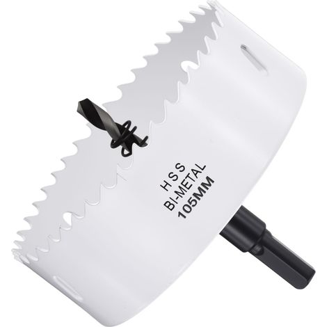 Kit de Scie Cloche Bi-Métal 105mm (4-9/64") Bois Blanc (1/5)