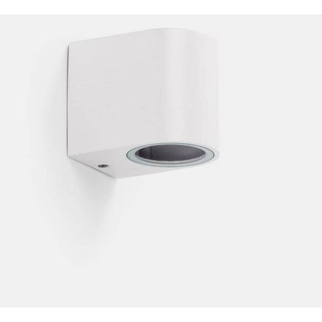 Applique da esterno a parete IP65 bianca per terrazzo e giardino con attacco GU10 luce up/down moderna