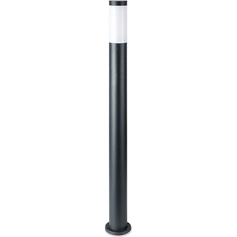 V-TAC VT-838 Bodenbefestigung Wandleuchte 110cm mit grau Edelstahlgehäuse IP44 Halter 1xE27 - sku 8963