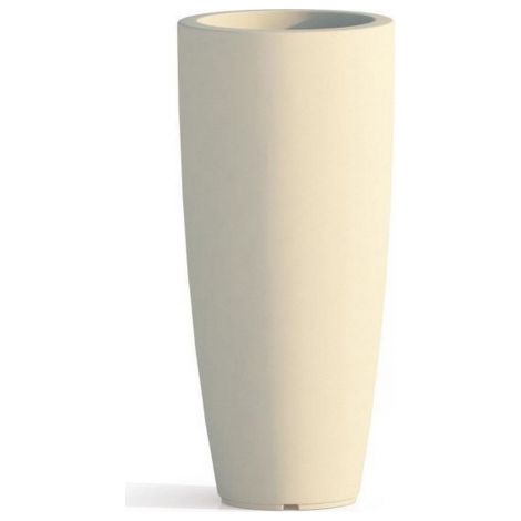 Vaso stilo tondo ghiaccio cm.33x70h da arredo interno esterno giardino - Salone (1/4)