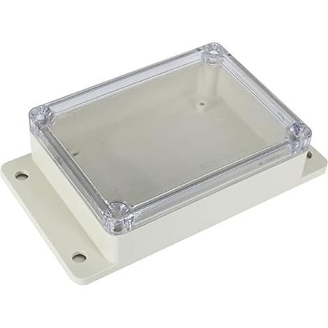 Boîtier étanche en plastique ABS Gris/transparent (1/5)