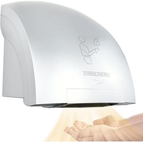 Sèche-mains commercial pour salle de bain à domicile, sèche-mains à induction entièrement automatique pour toilettes murales et bureaux, 220 V 1800 W