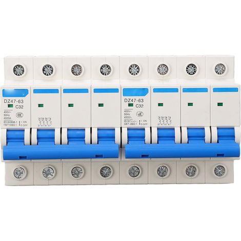 Disjoncteur Miniature, Disjoncteur De Verrouillage 4P 32a 400V Commutateur De Transfert De Commutateur d'air à Double Puissance 4500a Capacité De Coupure (1/5)
