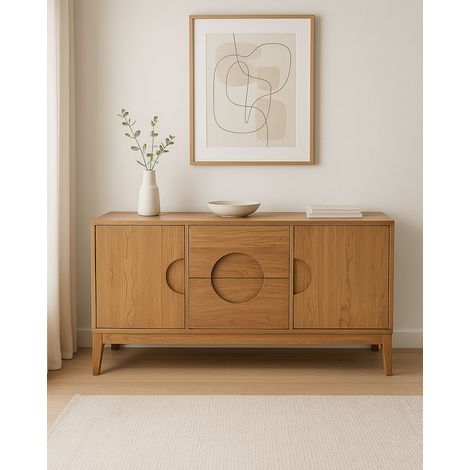 Kyoto - Buffet vintage en teck massif 165 cm (1/5)