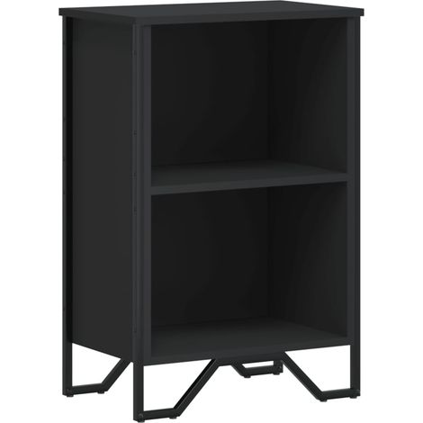 Maison Exclusive - Bücherregal Schwarz 50x31x74,5 cm Holzwerkstof