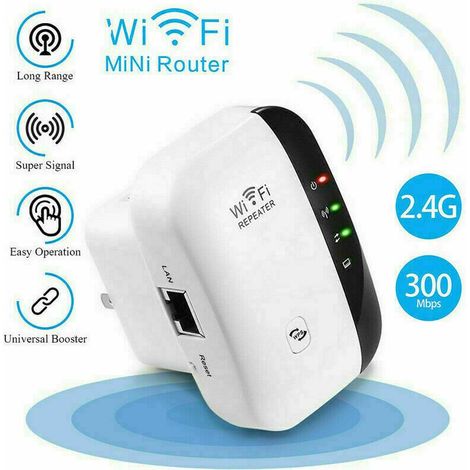 Amplificador WiFi FOREHILL, potenciador de señal WiFi, extensor WiFi, alcance de 300 m (1/4)
